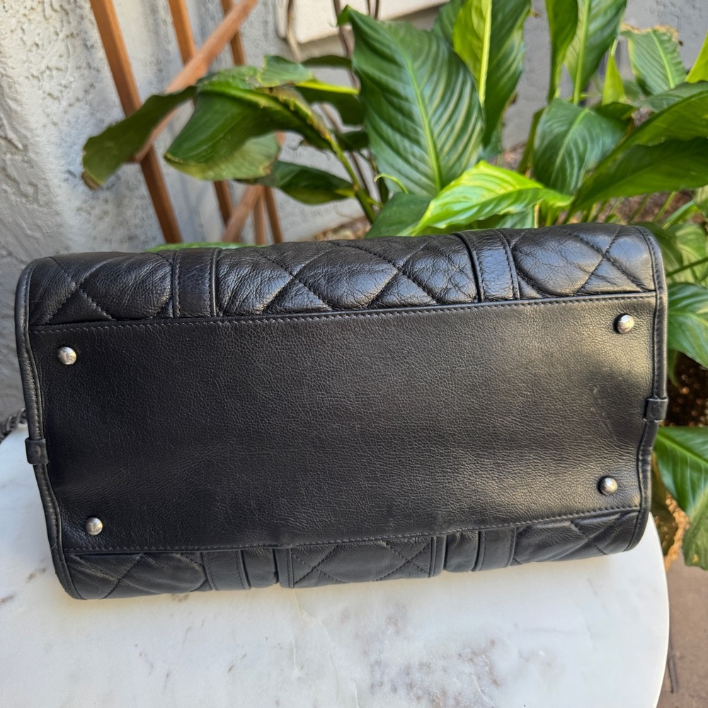Chanel Calfskin Quilted Casual Riviera Bowling Bag - Picture 10 of 16
